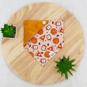 Pumpkin Pie Candle - Pet dog cat snap on reversible pet bandana accessories