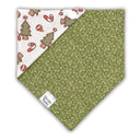 Boho Christmas Candy Canes - Pet dog cat snap on reversible pet bandana accessories