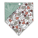 Christmas Sugar Cookie Treats - Pet dog cat snap on reversible pet bandana accessories