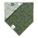 Ho Ho Ho Santa's Christmas - Pet dog cat snap on reversible pet bandana accessories