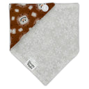 Cozy Hot Chocolate Marshmallows - Pet dog cat snap on reversible pet bandana accessories