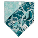 Winter Animals Penguins Polar Bear Whale - Pet dog cat snap on reversible pet bandana accessories