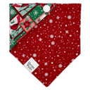25 Days of Christmas Countdown Stamps - Pet dog cat snap on reversible pet bandana accessories