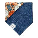 Basketball Game Ball NBA All Star March Madness - Pet dog cat snap on reversible pet bandana accessories