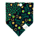 Rescued and Lucky - Pet dog cat snap on reversible pet bandana accessories