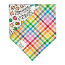 Lucky Charm Marshmallow Rainbow - Pet dog cat snap on reversible pet bandana accessories