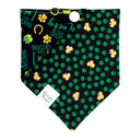 Rescued and Lucky - Pet dog cat snap on reversible pet bandana accessories