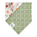 Spring Flower Ladybugs - Pet dog cat snap on reversible pet bandana accessories
