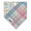 Easter Pastel Bunnies - Pet dog cat snap on reversible pet bandana accessories