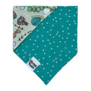 Spring Bugs Ladybugs Snails in the Garden - Pet dog cat snap on reversible pet bandana accessories