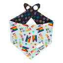 Love is Love Pride is Everyday - Pet dog cat snap on reversible pet bandana accessories