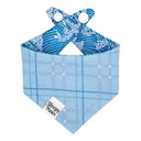 Beach Waves - Pet dog cat snap on reversible pet bandana accessories