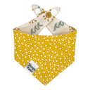 Minimalist Sunny Beach Waves - Pet dog cat snap on reversible pet bandana accessories