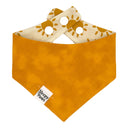 Golden Hour - boho summer sun - Pet dog cat snap on reversible pet bandana accessories