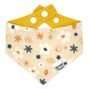 Sandy Shores - ocean seashells - Pet dog cat snap on reversible pet bandana accessories