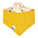 Sandy Shores - ocean seashells - Pet dog cat snap on reversible pet bandana accessories