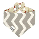 Totally Jaws-ome - boho sharks - Pet dog cat snap on reversible pet bandana accessories