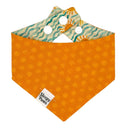 Summer sunshine waves - boho sunshine and ocean - Pet dog cat snap on reversible pet bandana accessories