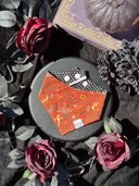 Spooky Swirls - halloween swirl fun - Pet dog cat snap on reversible pet bandana accessories