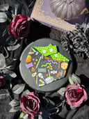 Cauldron of Candy - halloween trick or treat candy - Pet dog cat snap on reversible pet bandana accessories