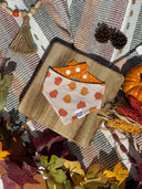 Lil Pumpkin Patch - classic cozy autumn pumpkins - Pet dog cat snap on reversible pet bandana accessories