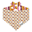 Forever Thankful - thankful thanksgiving fall - Pet dog cat snap on reversible pet bandana accessories